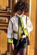 Modern Quilted Patchouli Jacket