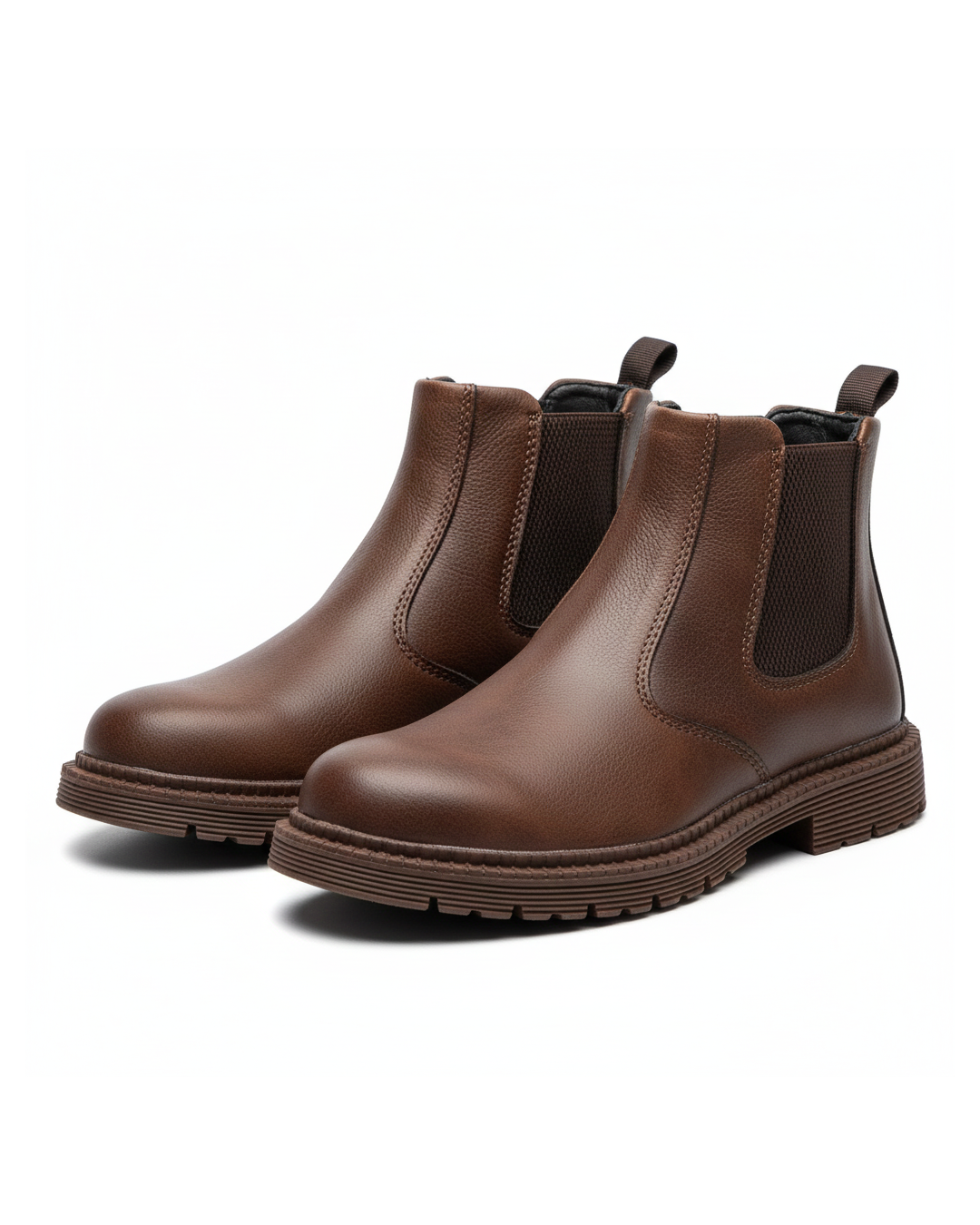 Mesh Chelsea Boots with Rubber Sole