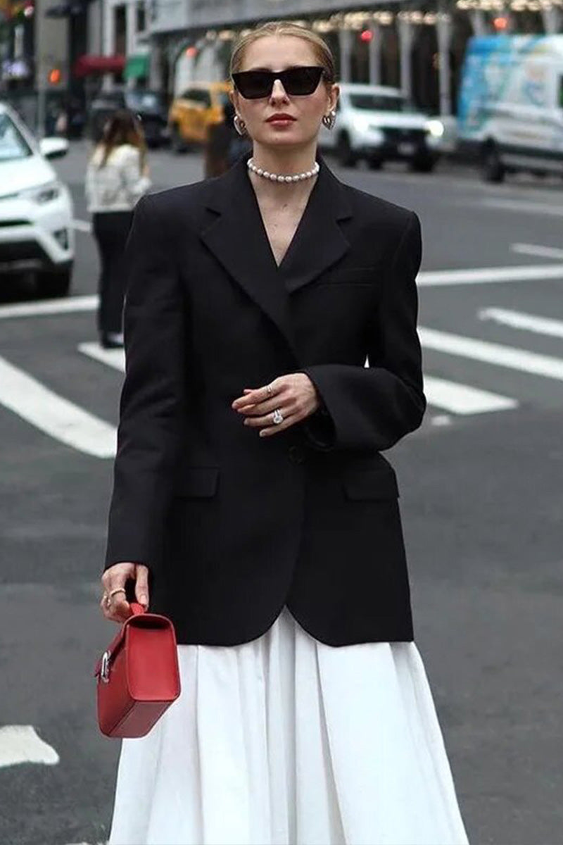 Modern V-Neck Cinched Spring Blazer