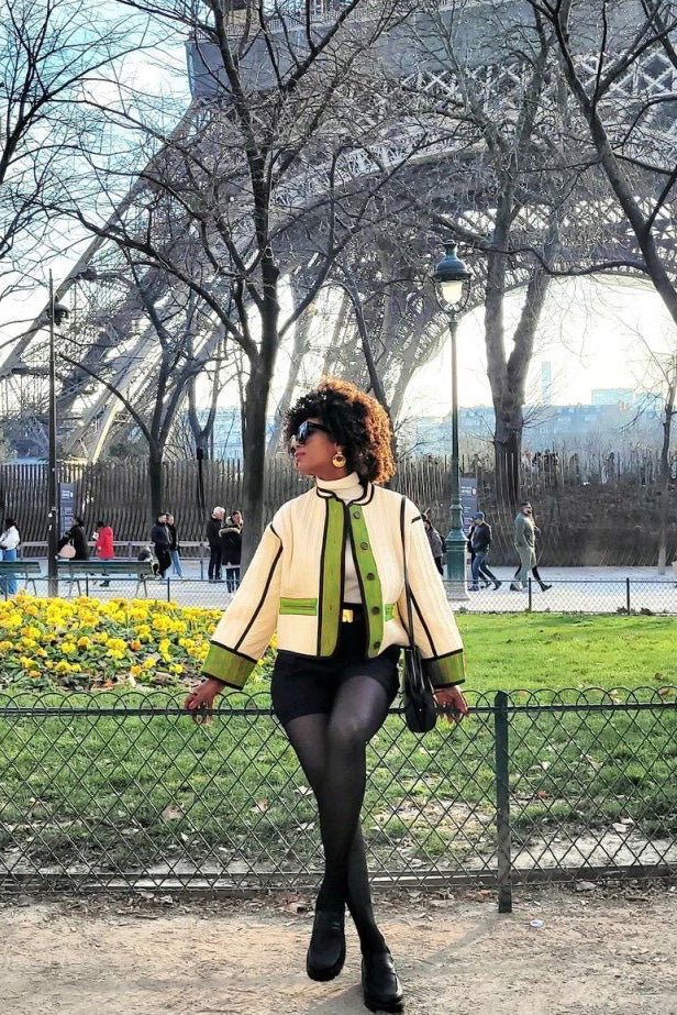 Modern Quilted Patchouli Jacket