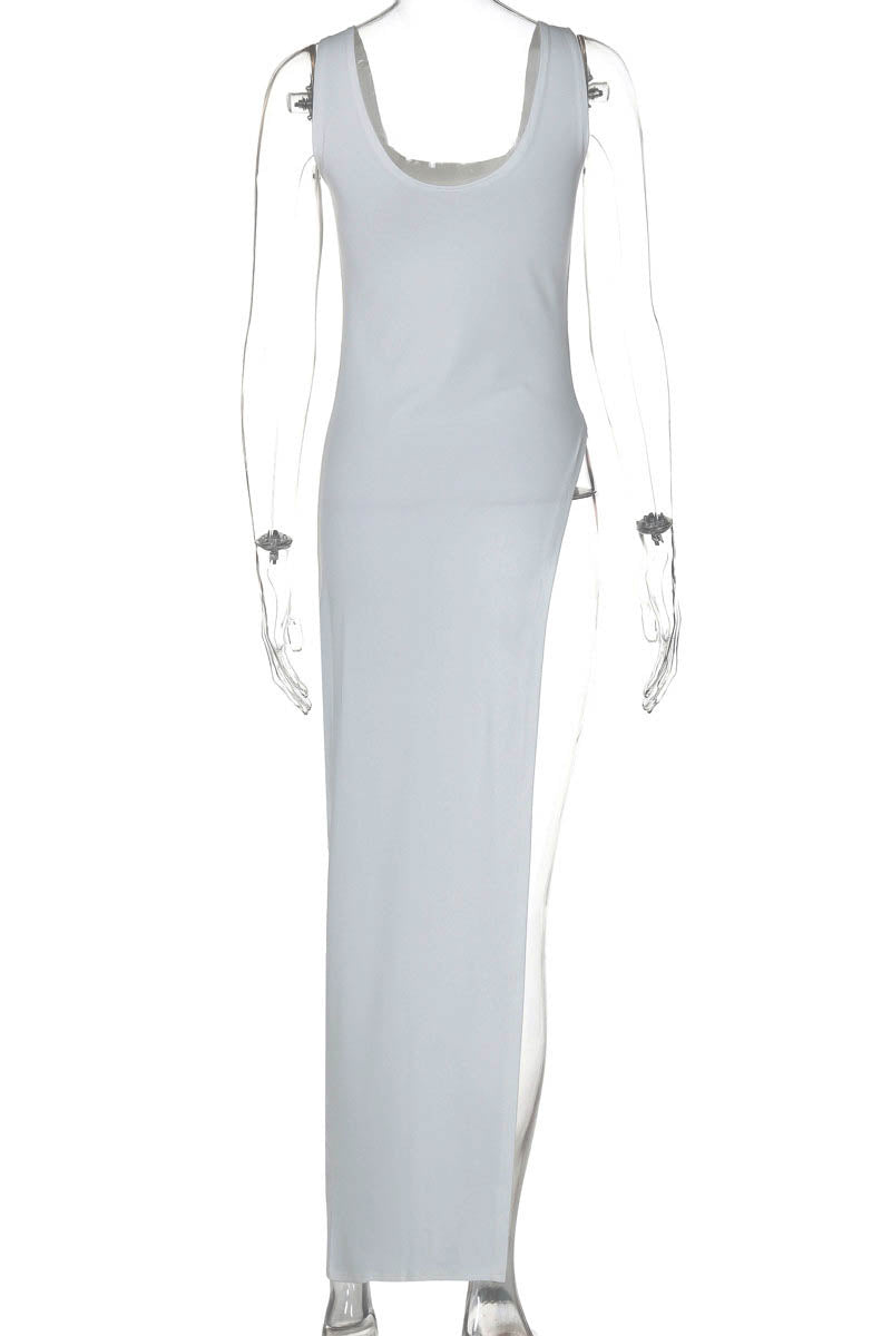 Urban Muse Slit Fitted Dress