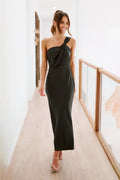 Greta Maxi-Length Dress - Black