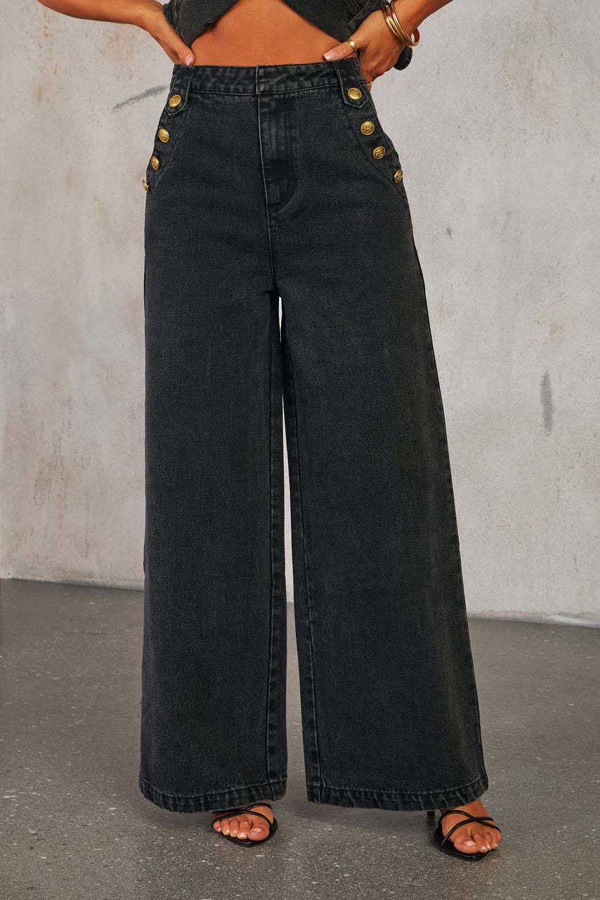 Modern Distressed Loose Denim Suit