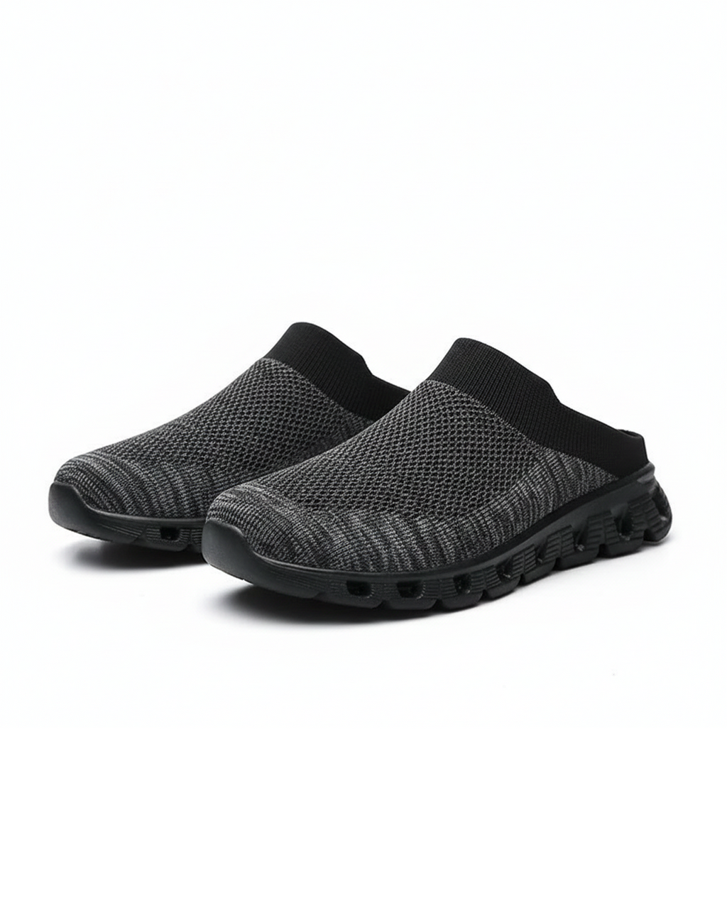 Knit Slides with Memory Foam Insole