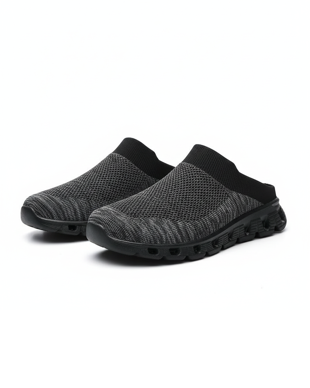 Knit Slides with Memory Foam Insole