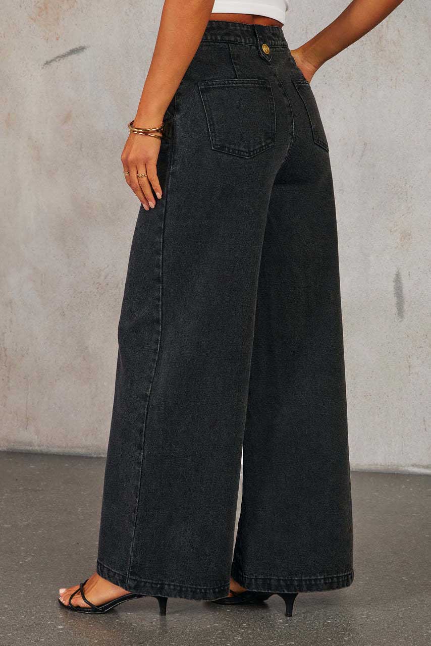 Modern Distressed Loose Denim Suit