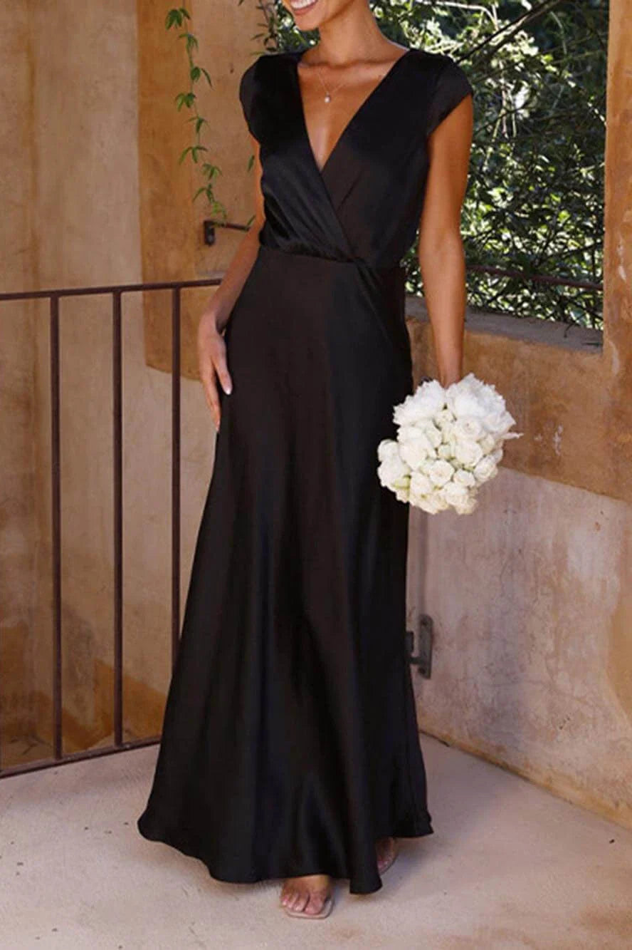Selma Maxi-Length Dress - Black