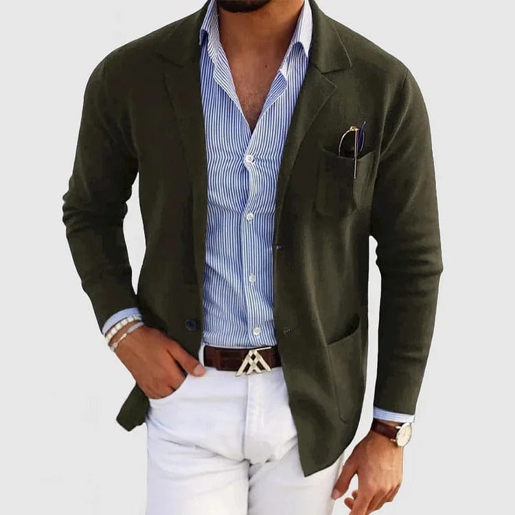 Polyester Blazer with Slim Fit