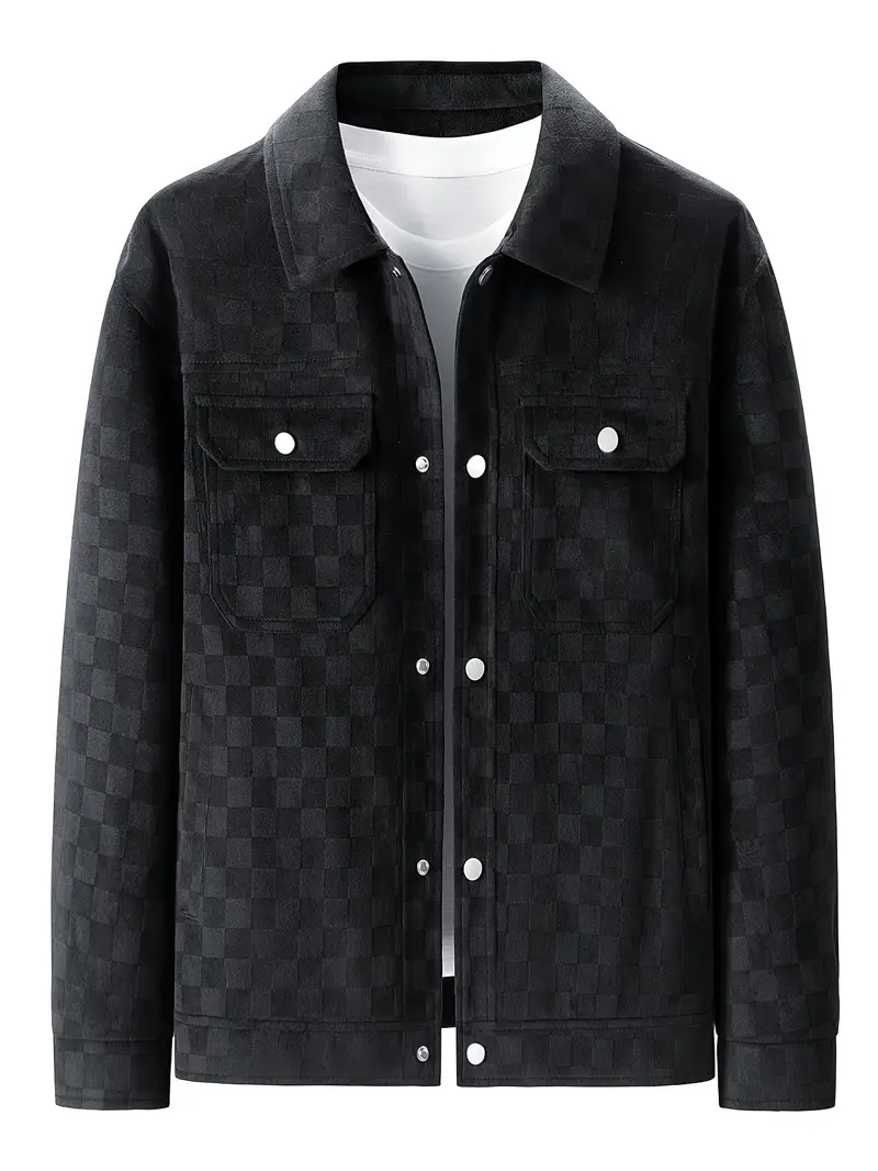 Suede Jacket with Lined