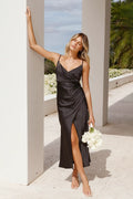 Elsa Midi-Length Dress - Black