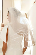 Modern Bride To Be Veil - White
