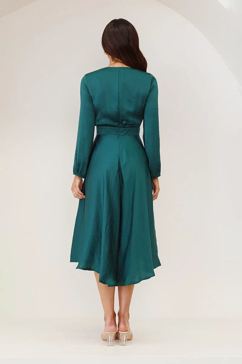 Modern Starry Nights Dress - Emerald