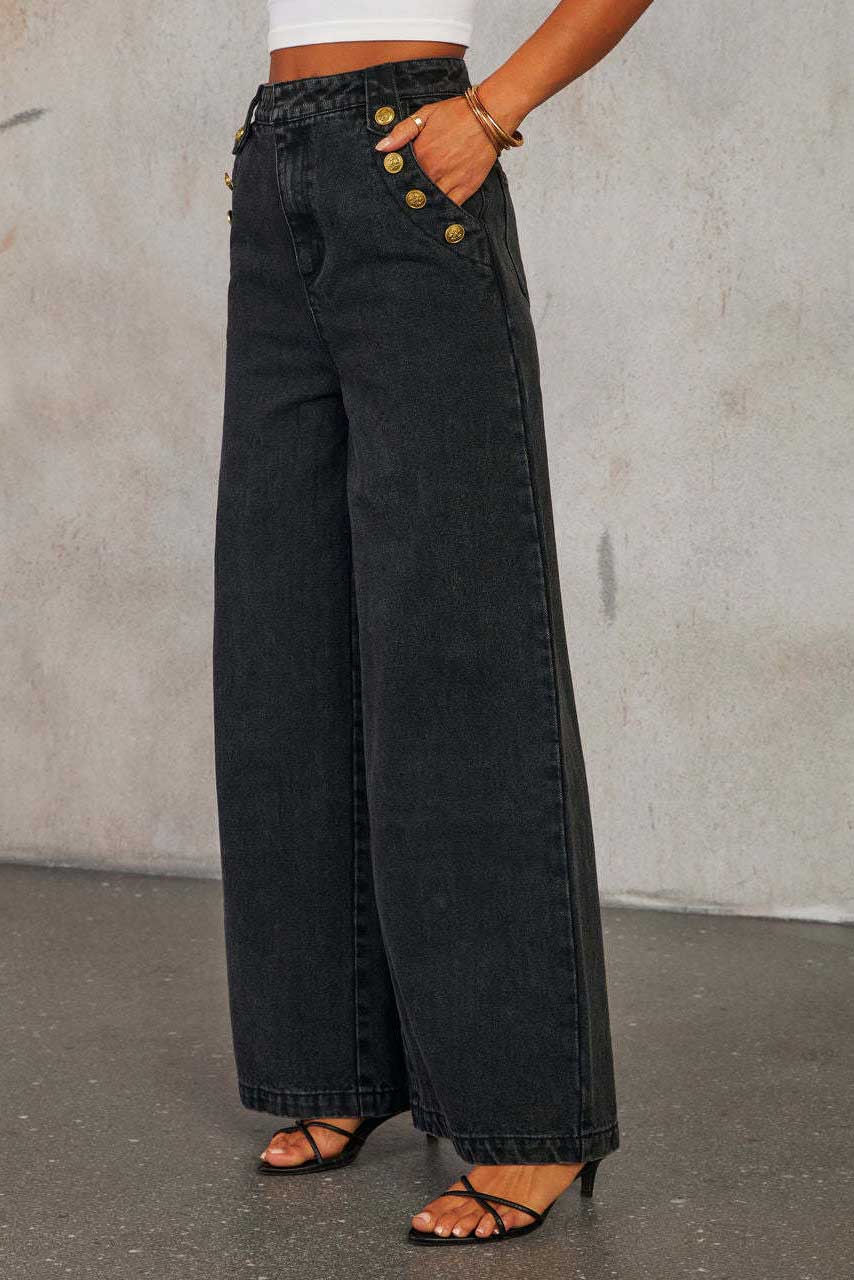 Modern Distressed Loose Denim Suit