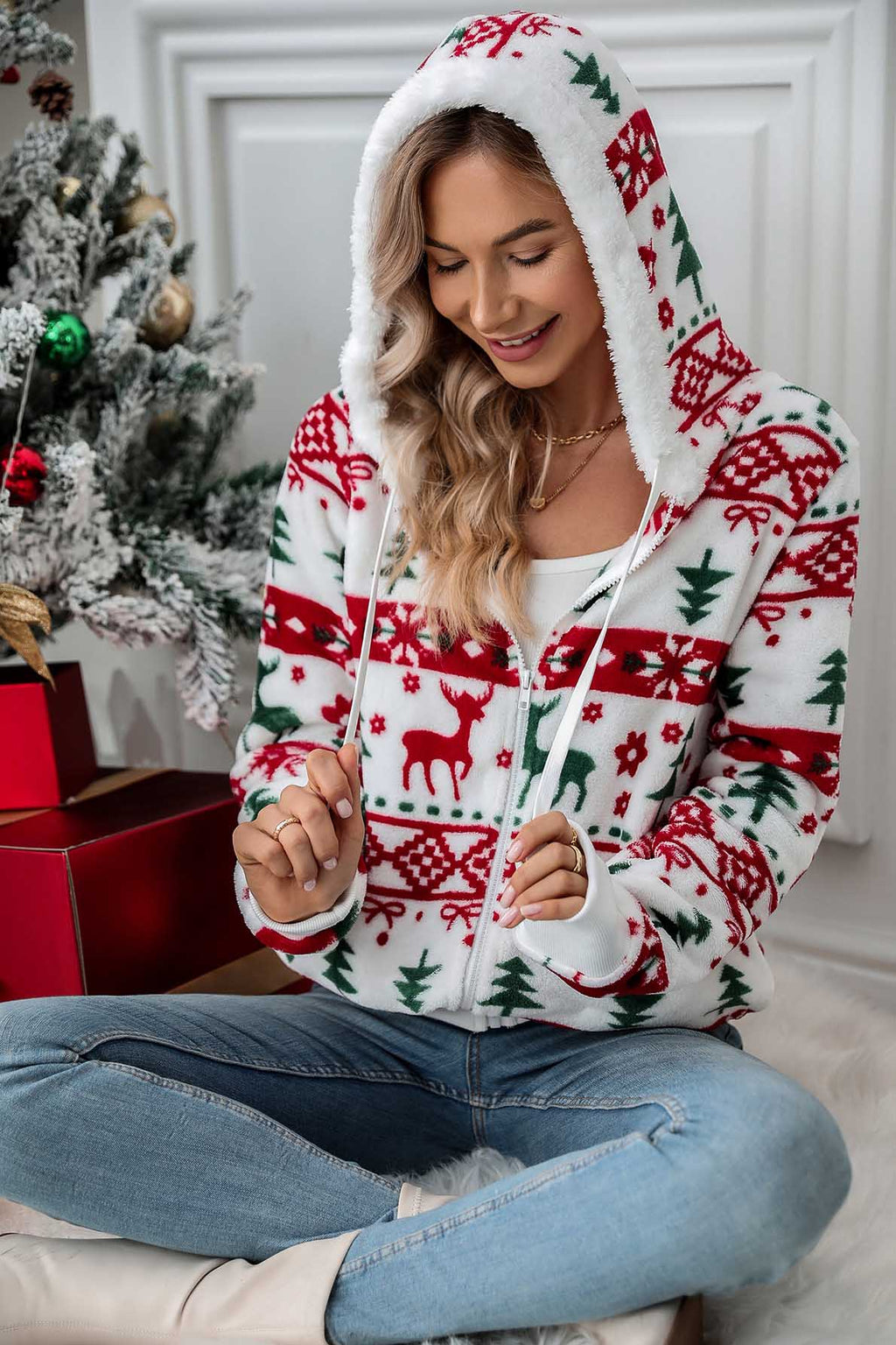 Festive Christmas Knit Cardigan