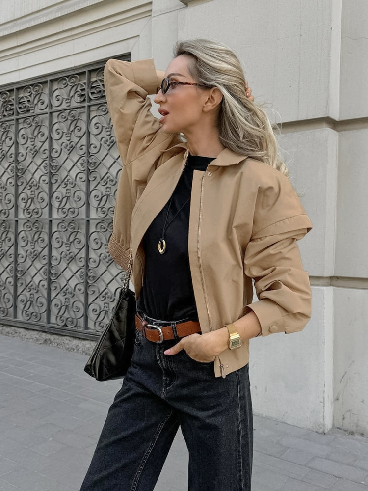 Washed Lightweight Reversible Jacket