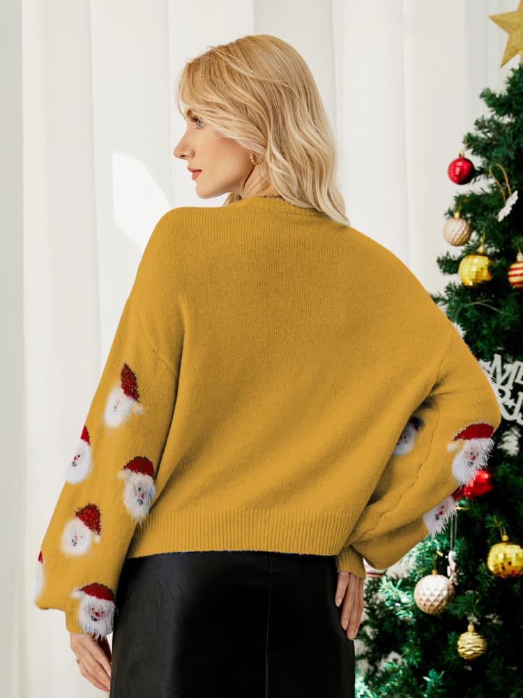 Santa Claus Knitted Knit Sweater