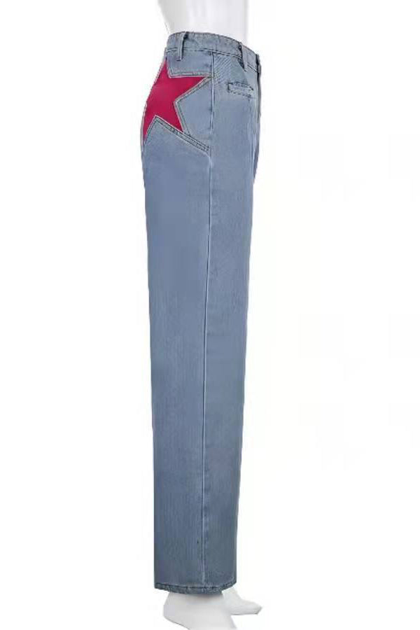 Modern Retro Mid-Waist Flared Jeans