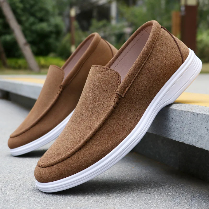 Suede Loafers with All-Day Comfort