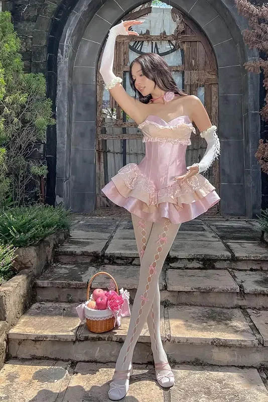 Princess Celebrity Party Mini-Length Dress