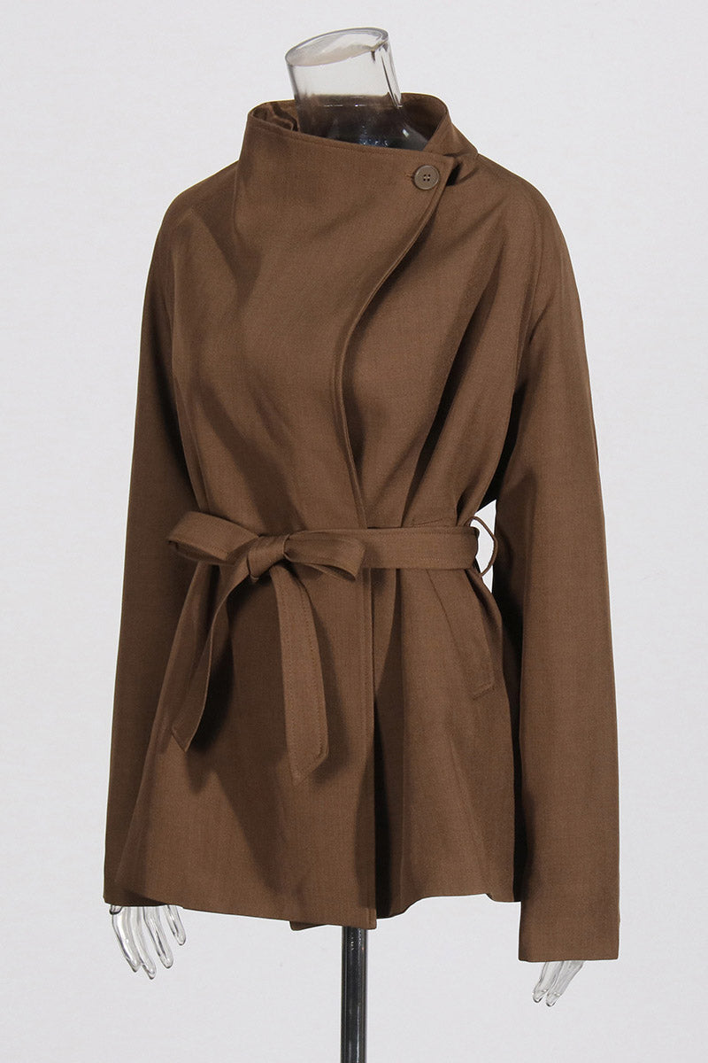 Modern Asymmetric Design Jacket
