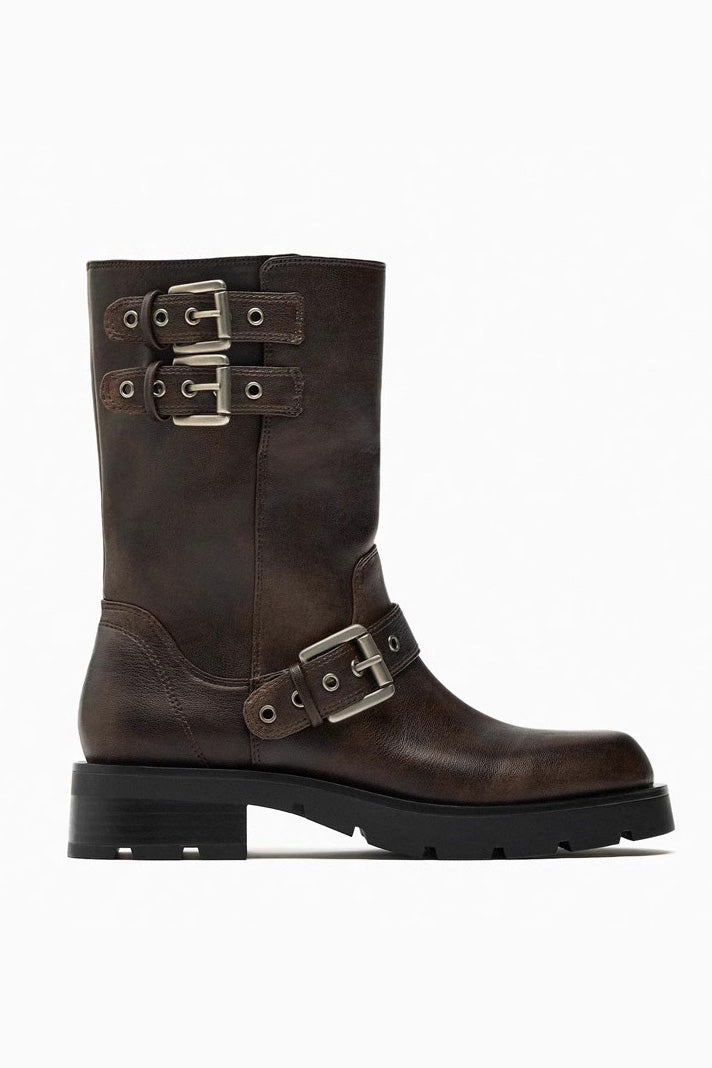Western Retro Ankle Boots
