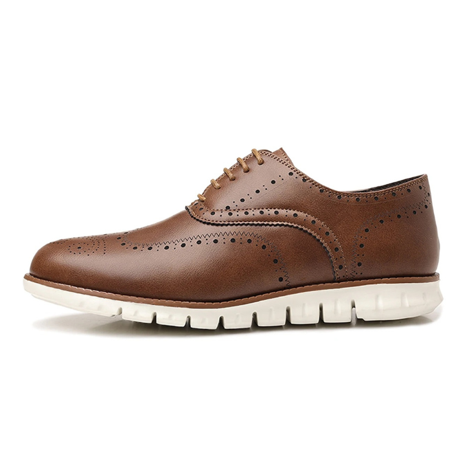 Brogue Shoes with Breathable Lining
