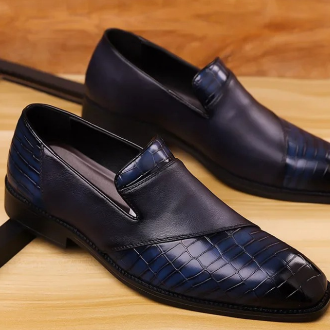 Refined Polished Leather Loafers