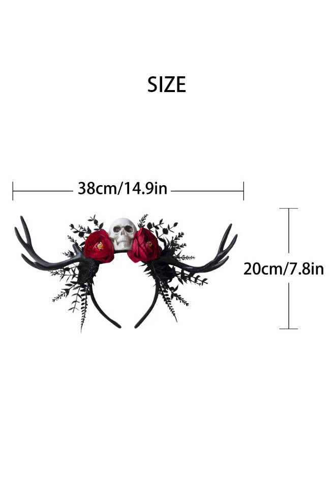 Modern Undead Hoop Skull Headband