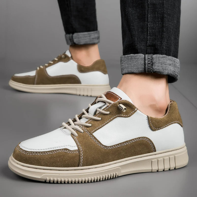 Leather Shoes with Cushioned Insole