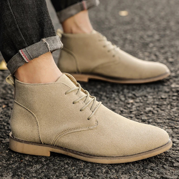 Suede Chukka Boots with All-Day Comfort