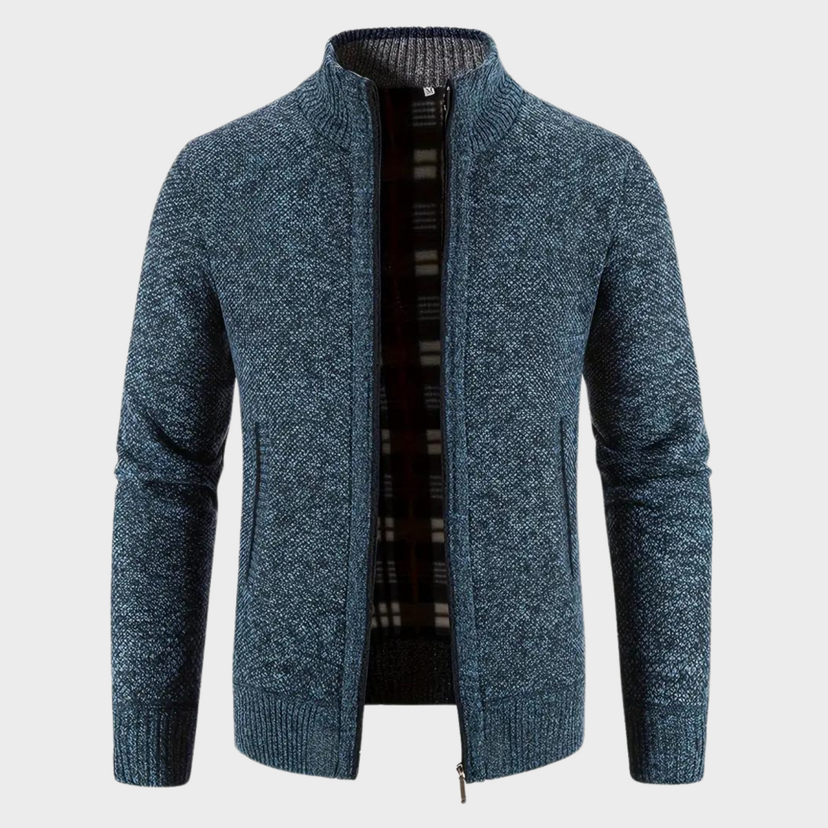Breathable Knit Cardigan with Longline Cut
