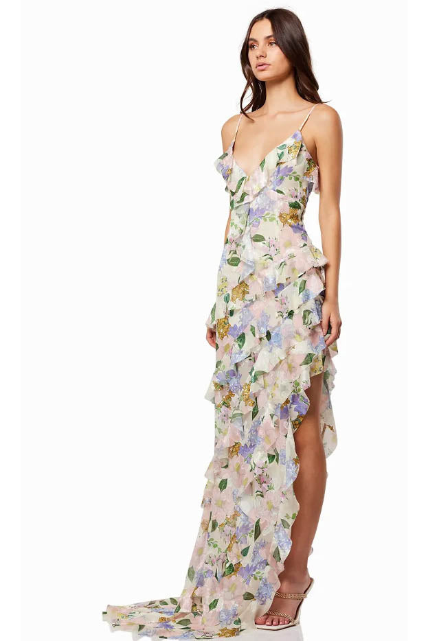 Modern Spring Summer Off-Shoulder Organza Dress