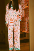 Coordinated Luxury Mahjong Queen Pajama Set