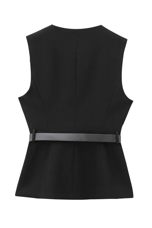 Urban Sleeveless Blazer & Trousers Set