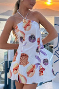 Freya Mini-Length Dress - Seaside Bouquet