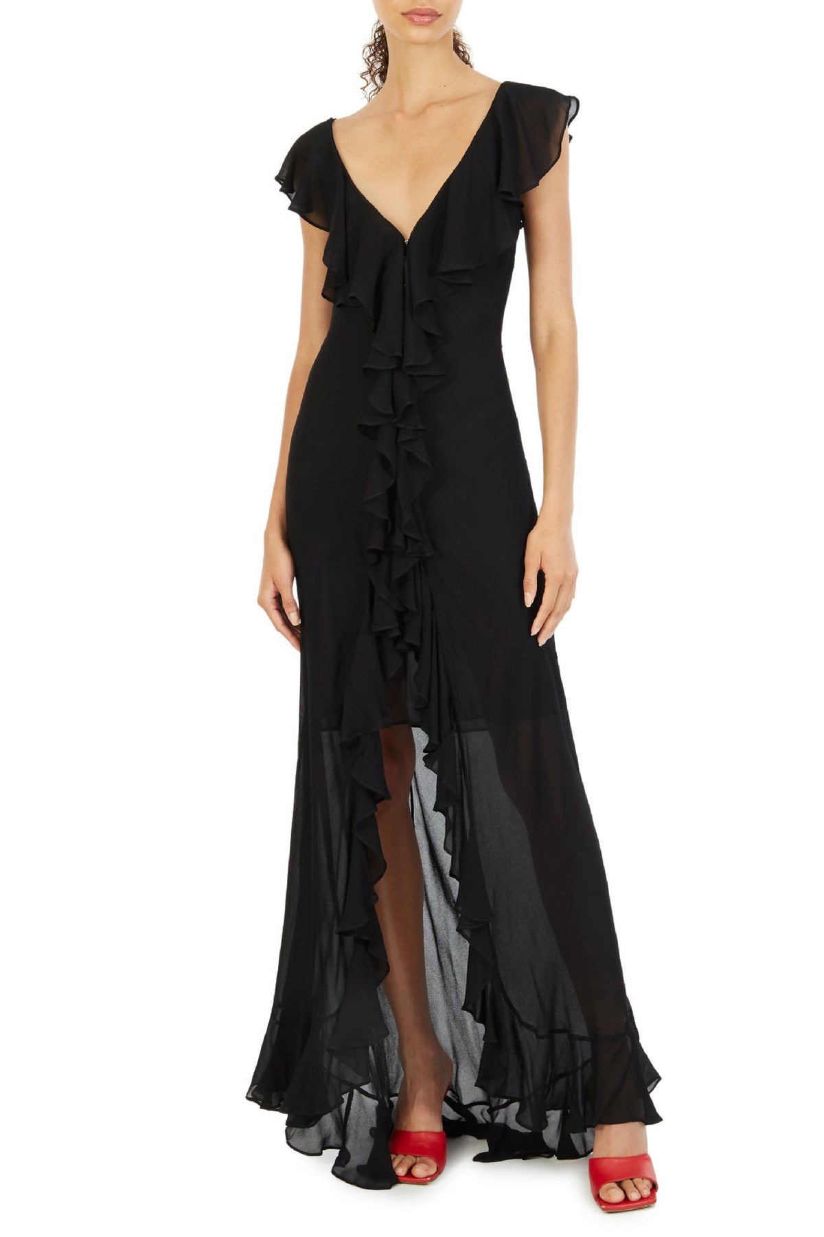 Fitted Slit Height - enhancing Dress