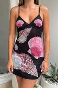Euro Style Open-Back Hot Girl Mini-Length Dress