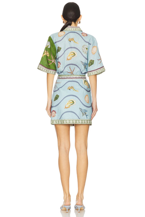 Bath House Mini-Length Dress