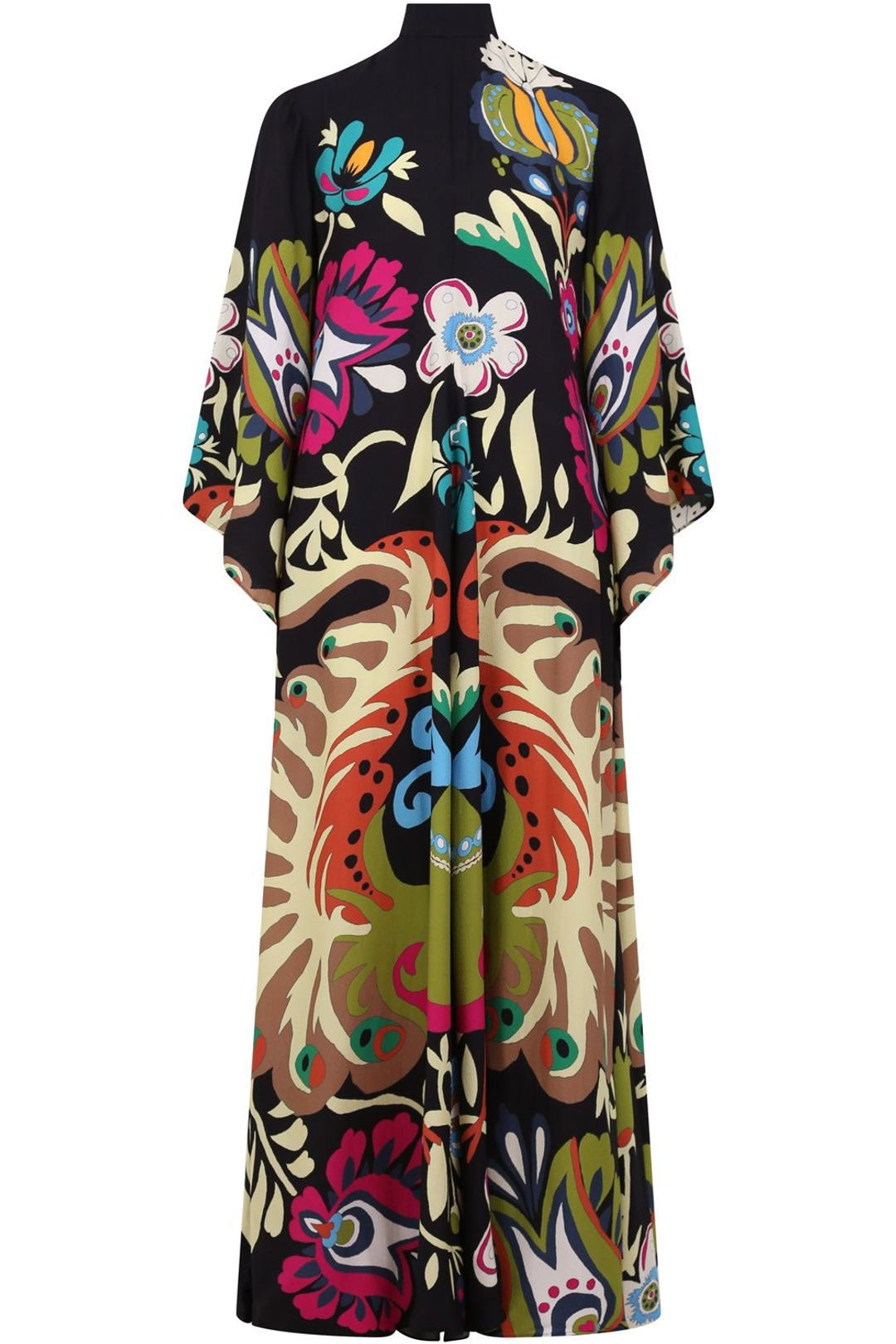 Peacock Magnifico Maxi-Length Dress Multi