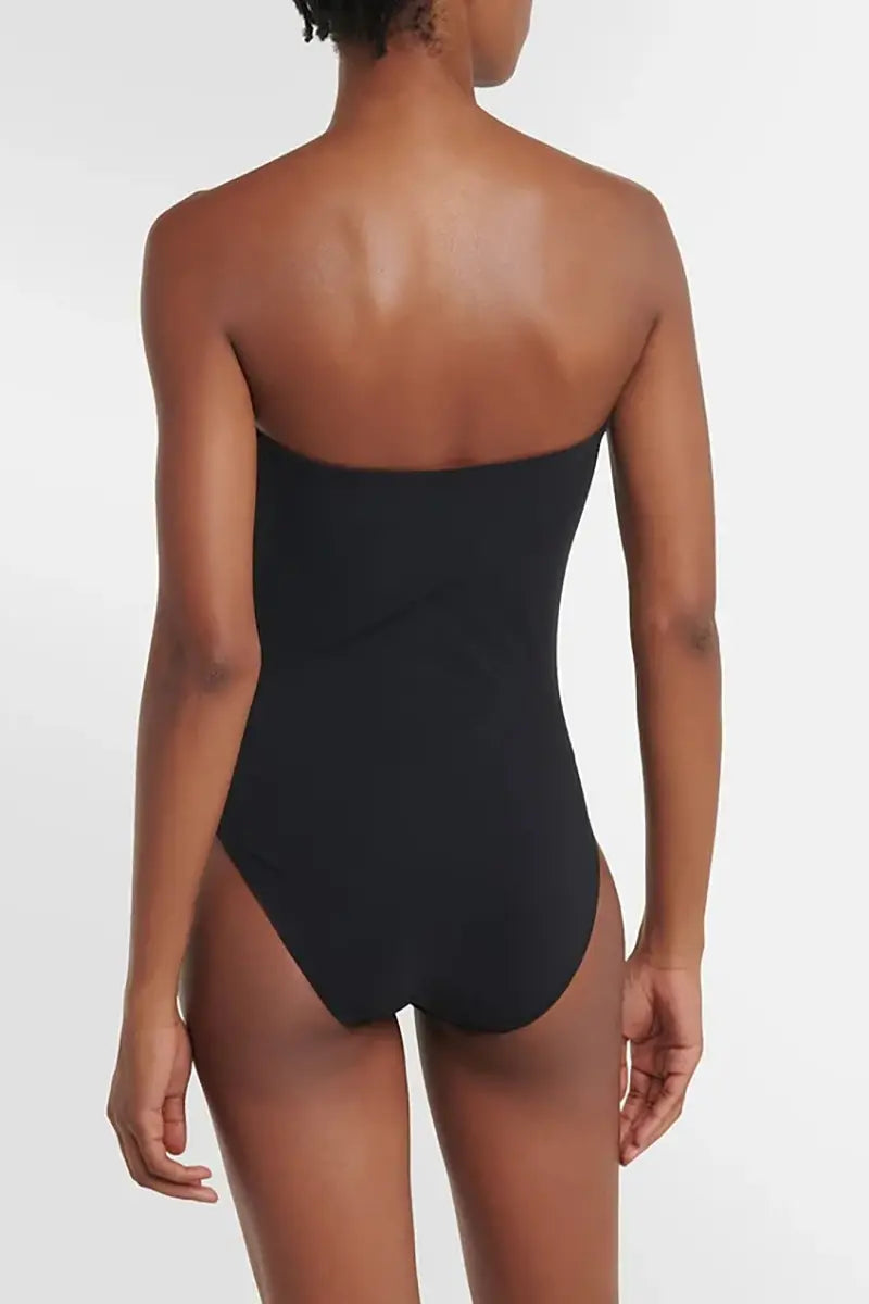 Colorblock One Piece Swimwear Set