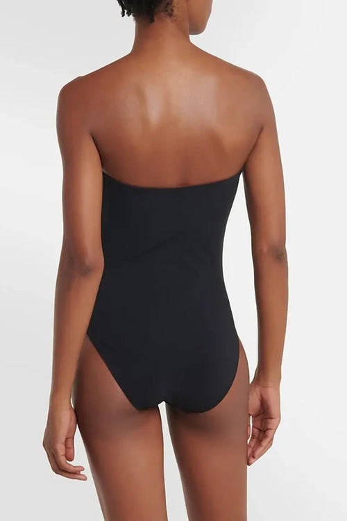 Colorblock One Piece Swimwear Set