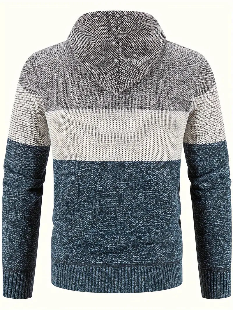 Wool Blend Cardigan with Lined