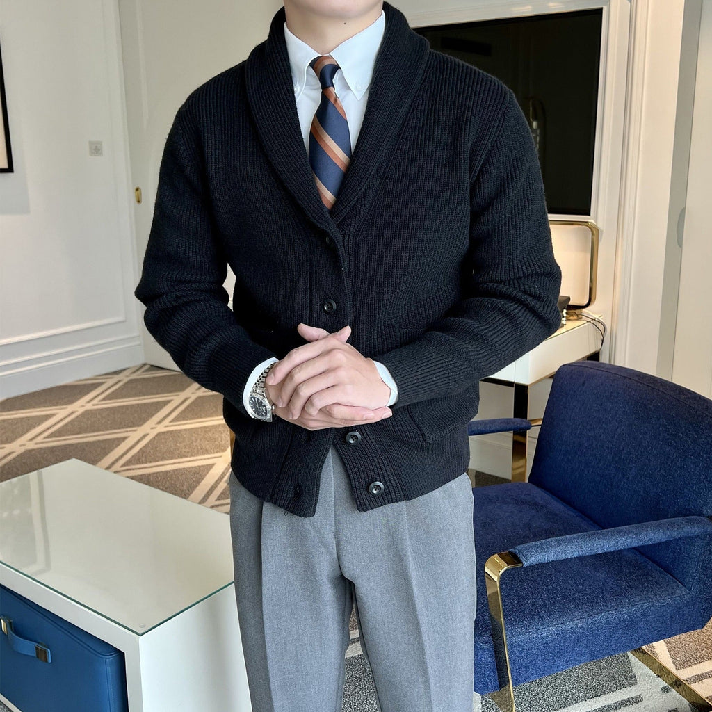 Warm Polyester Cardigan