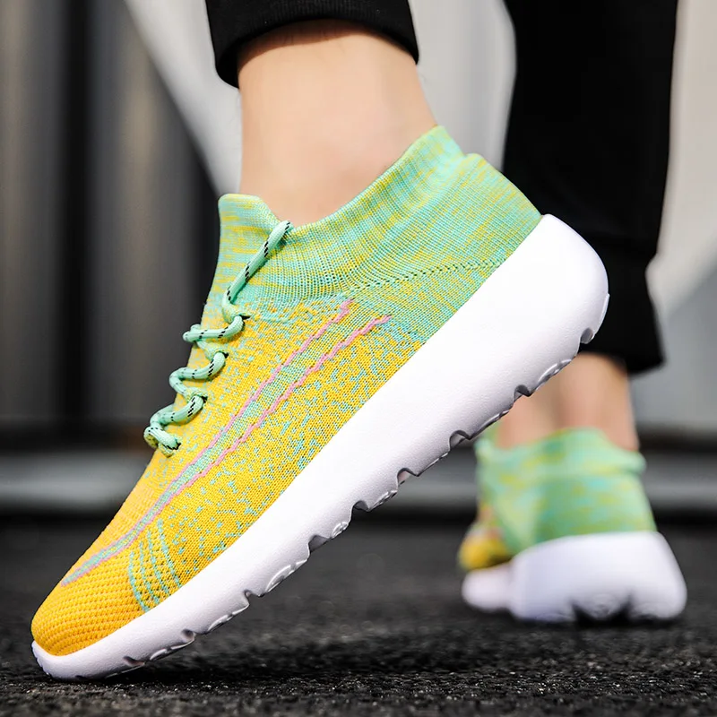 Knit Sneakers with Breathable Upper