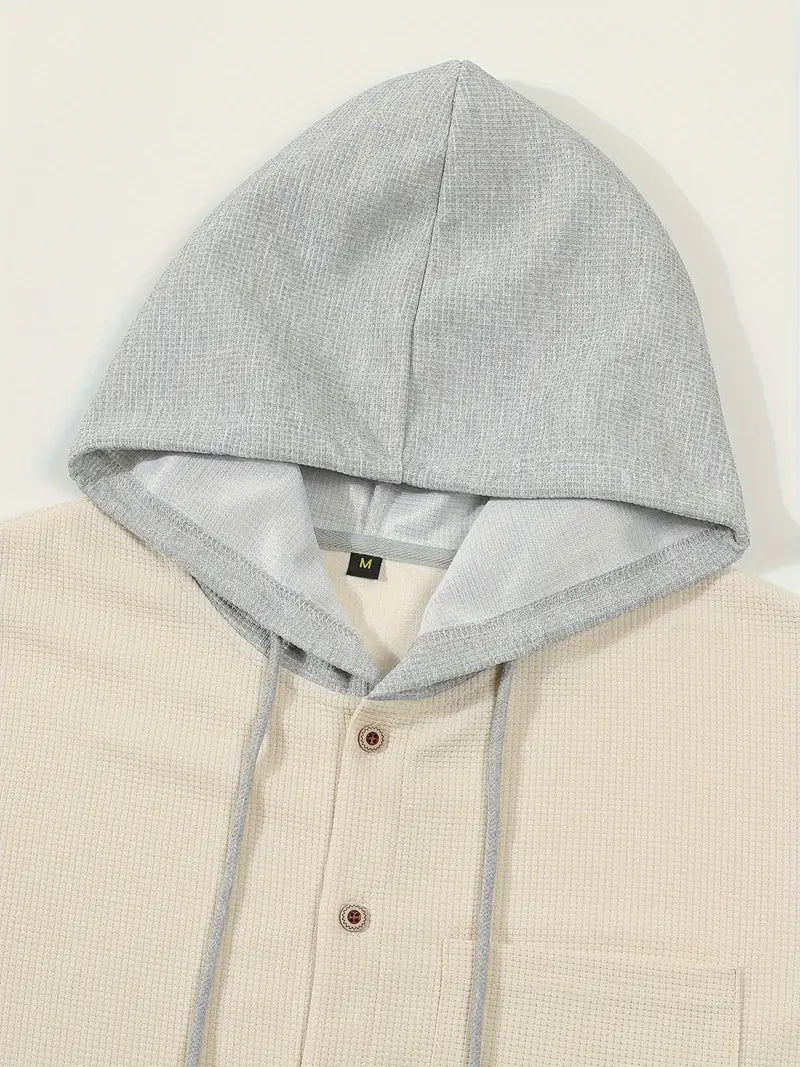 Breathable Denim Jacket with Hood
