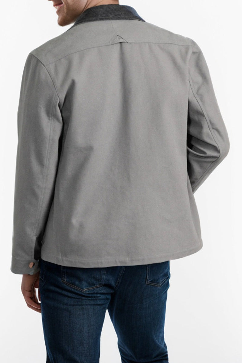 Wool Blend Jacket with Longline Cut