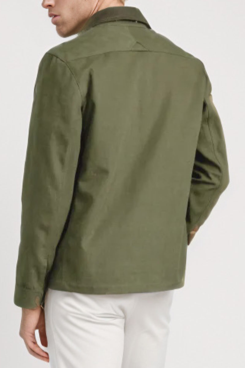 Wool Blend Jacket with Longline Cut
