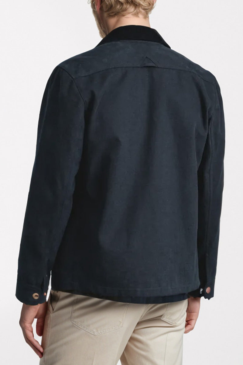 Wool Blend Jacket with Longline Cut