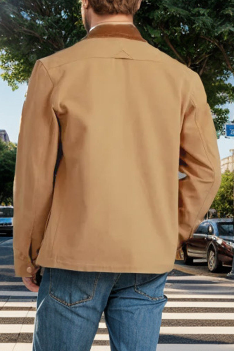 Wool Blend Jacket with Longline Cut