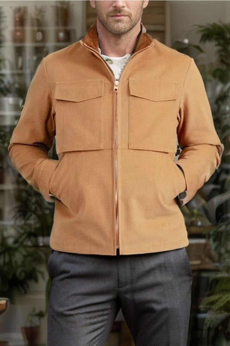 Lightweight Wool Blend Jacket